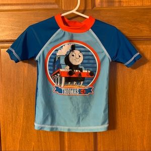 Toddler boys Thomas the Train swim shirt